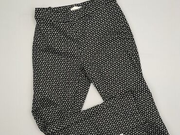 spodnie z jedwabiu naturalnego: H&M, Material trousers for women, size S (EU 36)