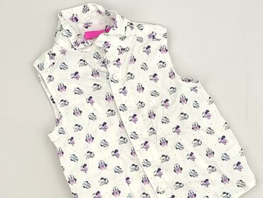 podkoszulka bez rękawów: Shirt 4-5 years, condition - Very good, pattern - Print, color - White