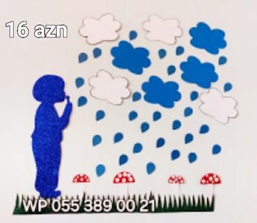 Digər ev dekoru: Məktəb və uşaq bağçası divarları üçün dekorativ aplikasiya setləri - — 20