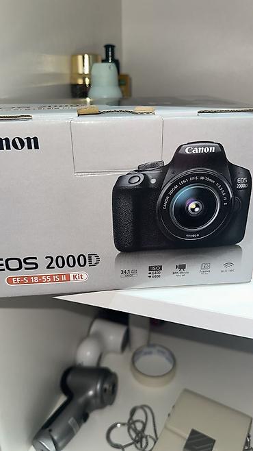 redmi 12 pro 128: Canon EOS 2000D – EF‑S 18–55mm IS II Kit Paket məzmunu: - Rəqəmsal — 2