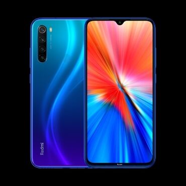 телефон редми нот 8про: Redmi, Redmi Note 8, Б/у, 64 ГБ, цвет - Синий, 2 SIM