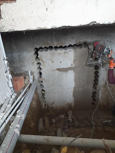 Beton işləri: Beton kesimi deşilmesi kesintisi sökintisi borularin deşiklerin — 8