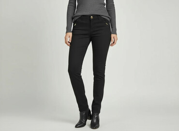 Women's Pants: Spodnie materiałowe damskie, rozmiar M