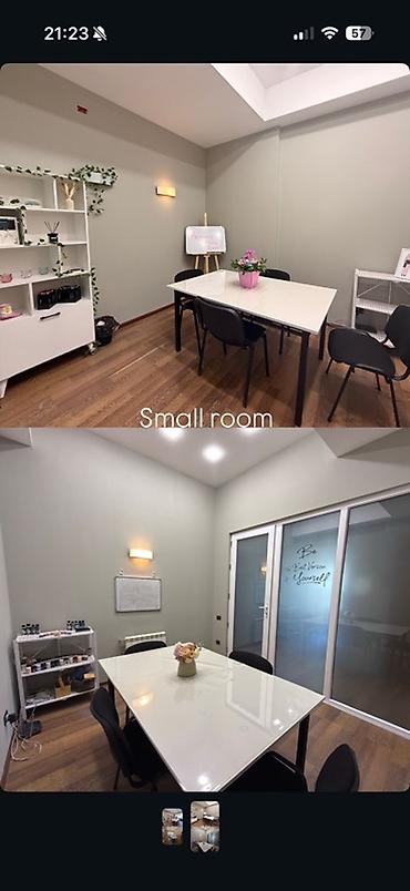 1 комната аренда: Kiçik toplantı/iş otağı – 4–6 nəfərlik 📦 Paketlər: — Aylıq 32 saat — 1