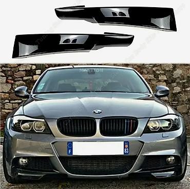 e53 юбка: Юбка переднего бампера BMW, 2024 г., цвет - Черный, Б/у, Бесплатная доставка — 1