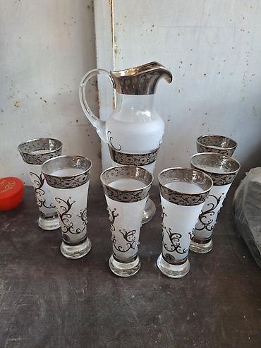 Rəng - Ağ, Şüşə, 7, 2,5 bucket volume l