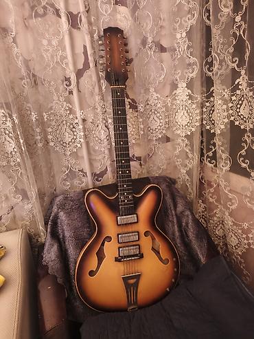 gibson gitara: Редкая советская 12-струнная полуакустическая электрогитара «Мария» — 1