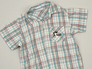 koszula armani slim fit: Koszula 2-3 lat, stan - Bardzo dobry, wzór - Kratka, kolor - Kolorowy