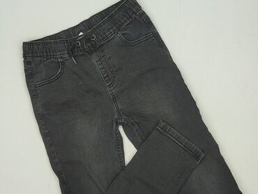szerokie spodnie z diagonalu hm: Jeans, 10 years, 140, condition - Perfect