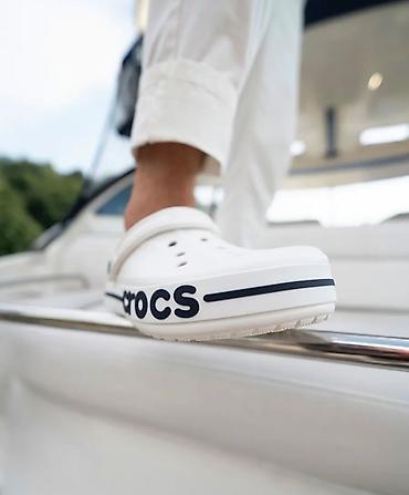 Босоножки, сандалии, шлепанцы: Мужские сандалии, 36, Crocs, Новый, цвет - Белый, Самовывоз, Бесплатная доставка, Платная доставка — 5