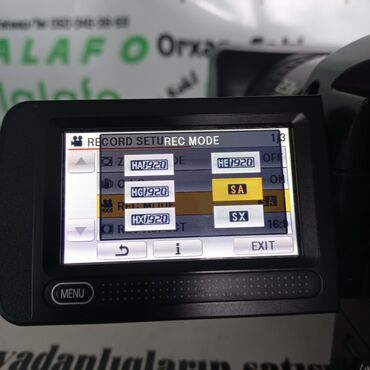 Videokameralar: Panasonic H1. FULL HD 1920/1080 kamera çox ideal vəziyyətdə SD karta — 9