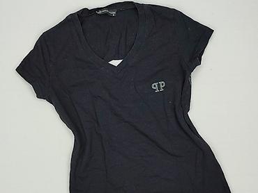 czarne botki: Philipp Plein, T-shirt damski, rozmiar S — 6