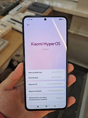 Xiaomi, 13T Pro, Б/у, 256 ГБ, цвет - Черный, 2 SIM