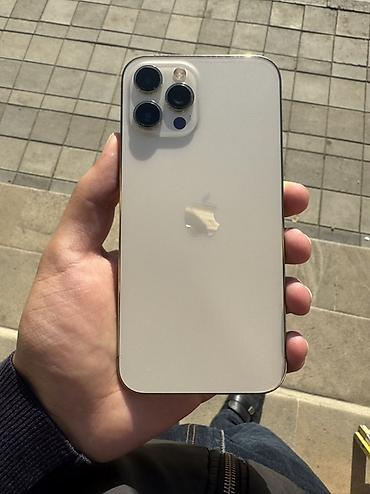 apple notebook: IPhone 12 Pro Max, 128 GB, Gümüşü, Face ID — 1