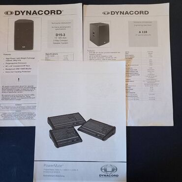 Динамики и колонки: Dynacord оригинал куплен в Германии в 2020-в 2020 и 2021 почти не — 7