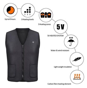 Prsluci: Prsluk sa grejačima Cena 2100 din Cena za 2 komada 3500 din Zagrejte — 3