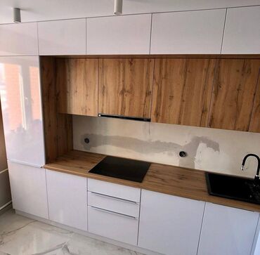 Кухонные гарнитуры: Кухонный гарнитур, Новый, В рассрочку, цвет - Белый, МДФ, Бесплатная доставка — 2