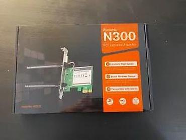 Modemi, ruteri i mrežni uređaji: Tenda Wireless N300 PCI Express adapter – model W322E - Bežični PCIe — 15
