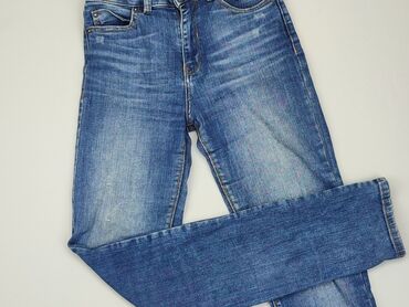 białe spodnie cargo bershka: Jeansy Bershka, S (EU 36), stan - Dobry