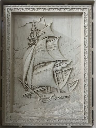 Панно: Резные панно из дерева - Материал: массив светлой породы (ясень/бук — 3