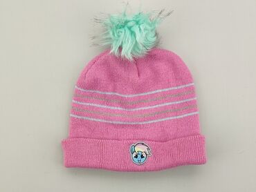 czapka różowa zimowa: Hat, condition - Good