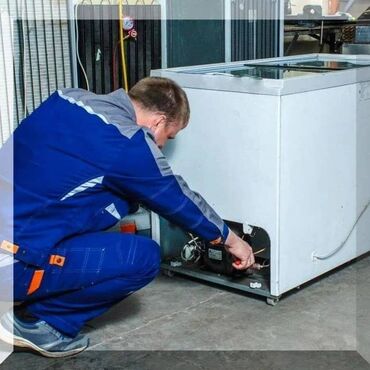 ремонт бытовой техники с выездом на дом: Профессиональный ремонт холодильников и морозильных витрин -