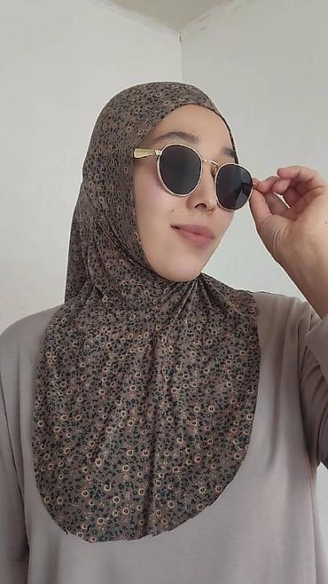 Другие головные уборы: Хиджаб-амир (готовый, быстрого надевания) - Модель: цельнокроеная — 5
