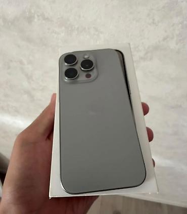 phone 15: IPhone 15 Pro, Б/у, 256 ГБ, Natural Titanium, Коробка, 82 % — 2