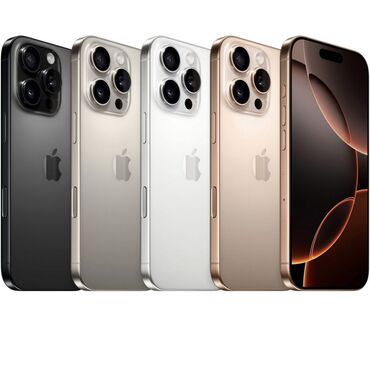 Apple iPhone: IPhone 16 Pro Max, 256 GB, Qara, Zəmanət, Face ID, Sənədlərlə