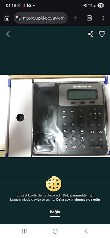 ucuz gul: GXP1620 seriyalı IP telefondur.Qiymet 40 manat. Satişda 90 manatdir — 2