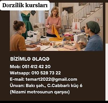 кулинарные курсы в баку: Dərzilik kursları Peşəkar dərzilik öyrənmək istəyənlər üçün nəzərdə — 1