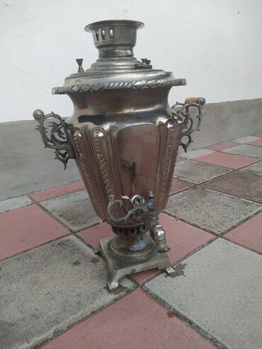 samovar satışı: Б/у Дровяной Самовар, 5 л, Самовывоз