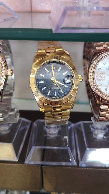 Aksesuarlar: Məhsul: Klassik üslubda kişi/qadın qol saatları (Rolex tərzində — 10