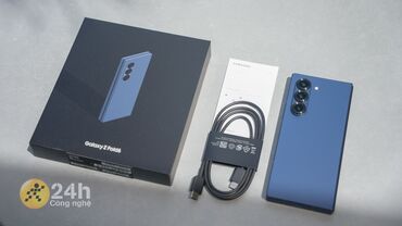 камеры вай фай: Samsung Galaxy Z Fold 6, 256 ГБ, цвет - Синий, 2 SIM, eSIM