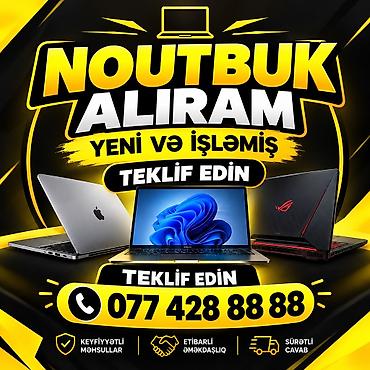 YÜKSƏK QİYMƏTƏ YENİ VƏ İŞLƏMİŞ ALIŞI NOUTBUK, PS5, MACBOOK ALIRAM lalafo.az -da YÜKSƏK QİYMƏTƏ YENİ VƏ İŞLƏMİŞ ALIŞI NOUTBUK, PS5, MACBOOK ALIRAM
