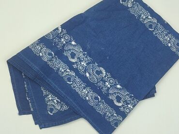 Tablecloths: PL - Tablecloth 140 x 115, color - Blue, condition - Good