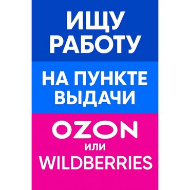 жумуш издейм дордой: Ищу работу на ПВЗ Ozon или Wildberries без опыта. Готова выполнять