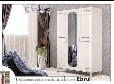Dolablar: Yeni, Açılan, 3 qapılı Düz dolab, Qarderob, paltar dolabı, Türkiyə