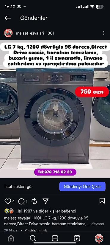 Paltaryuyan maşınlar: Paltaryuyan Anbardan satiş.Qimətlər aşagida qeyd olunub.Ünvana — 94