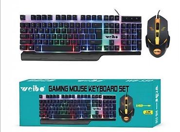 xbox dzojstik: Gejmerska tastatura + miš weibo wb-550. gejmerska tastatura + miš — 1