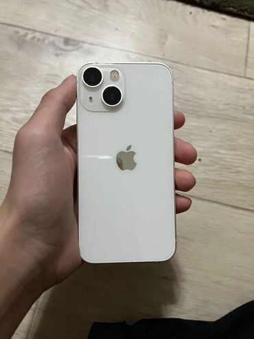 iphone 12 mini бишкек: IPhone 13 mini, Колдонулган, 128 ГБ, Ак, Каптама, Коргоочу айнек, 78 %