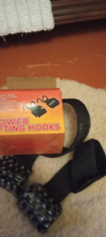 İdman və istirahət: Məhsul: Power Lifting Hooks – ağırlıq qaldırma üçün qandallar və — 1