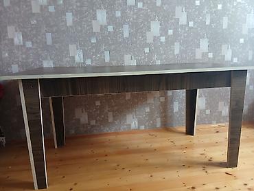 perla mebel stol stul: Mətbəx/qonag otağı üçün düzbucaqlı masa - Material: laminatlı DSP — 2