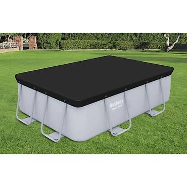 İdman və istirahət: BESTWAY 58442 hovuz tenti | 282x196 sm Power Steel hovuz örtüyü — 1
