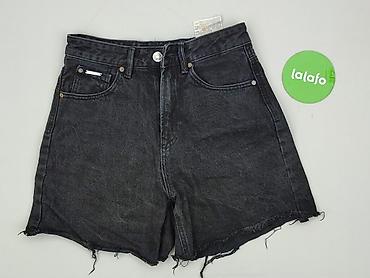 black jeans short: Stradivarius, Szorty damskie, rozmiar S — 2