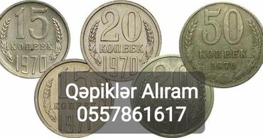 qəpik alıram: Alıram yalnız aşağıda siyahıda göstərilən adi Sovet (SSRİ) qəpiklərin