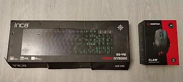 Oyun klaviaturası və siçan dəsti - Klaviatura: Inca IKG-446 Gaming