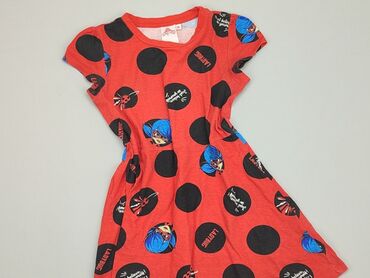 czarna koronkowa sukienka: Sukienka, 5-6 lat, 110-116 cm, stan - Dobry