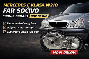 led oci za auto: MERCEDES E KLASA W210 FAR SOCIVO 96-99GOD NOV | far mercedes e klasa — 2
