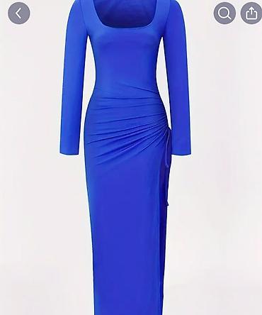 Haljine: Haljine vise modela sa elastinom. Bez,crna,borda,roza,puder — 25